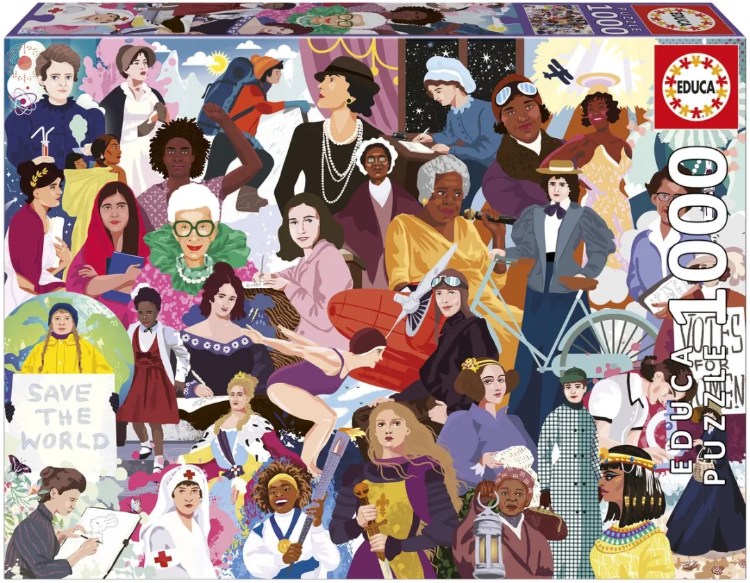 Educa Iconic Women Legpuzzel 1000 Stuks - Meerkleurig
