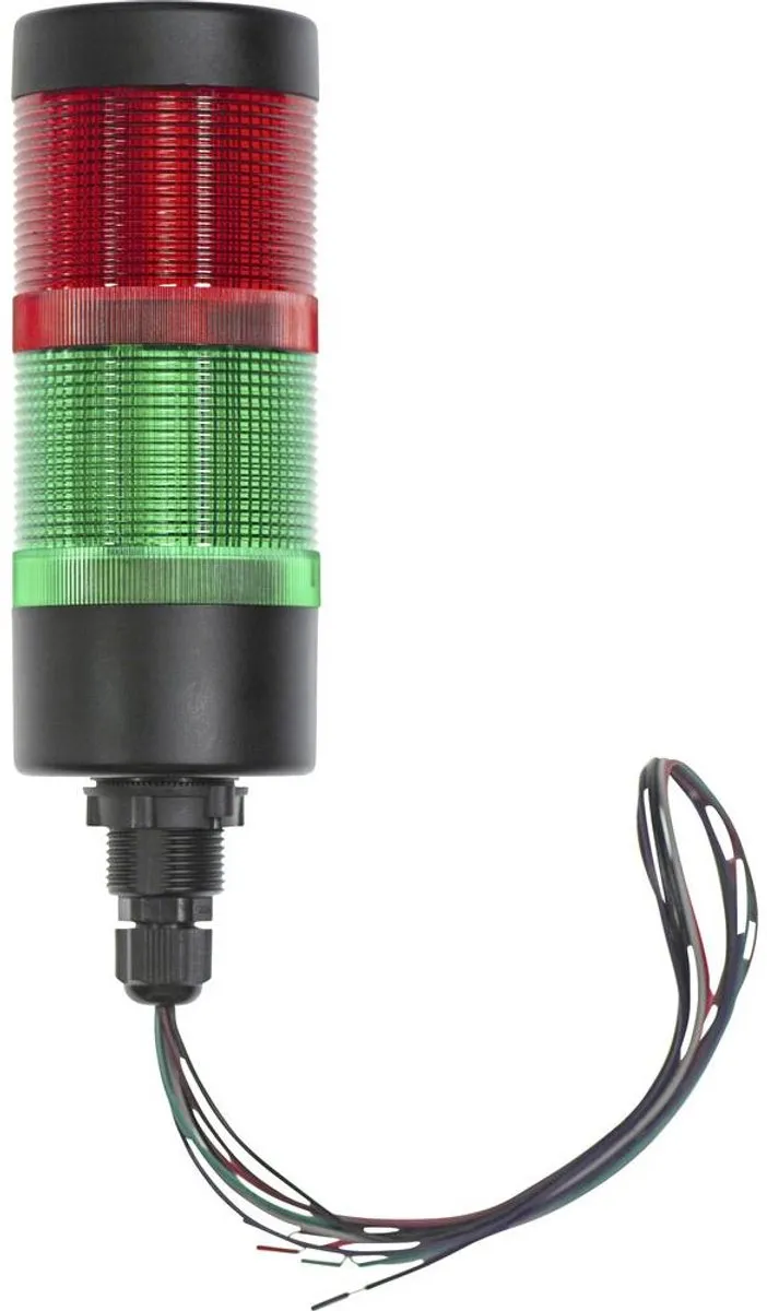 Tru Components TC-12835336 Signaalzuil - Rood/ Groen - 24V - IP65