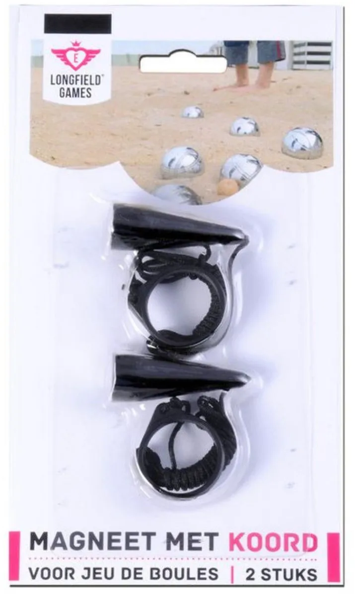 Eddy Toys Pétanque Set 5-delig - 2x Magneten