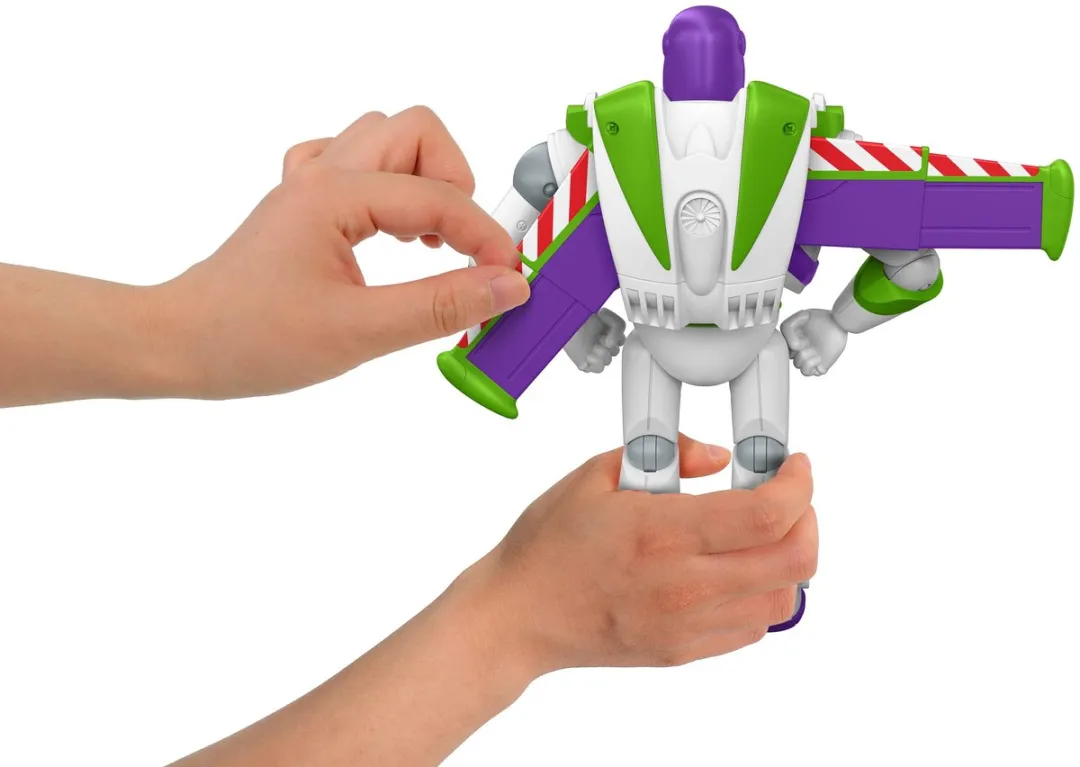 Mattel Disney Pixar Toy Story Buzz Lightyear Figuur 25cm - JKV39 - afbeelding 6 van 6