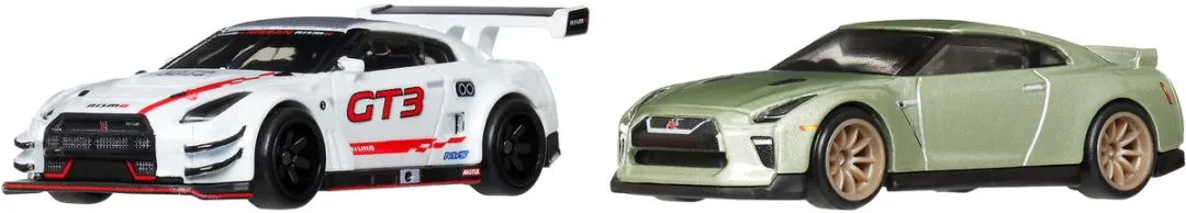 Hot Wheels Premium Car Culture et Van 2 JBL05 - Nissan GT-R Nismo GT3 & R35