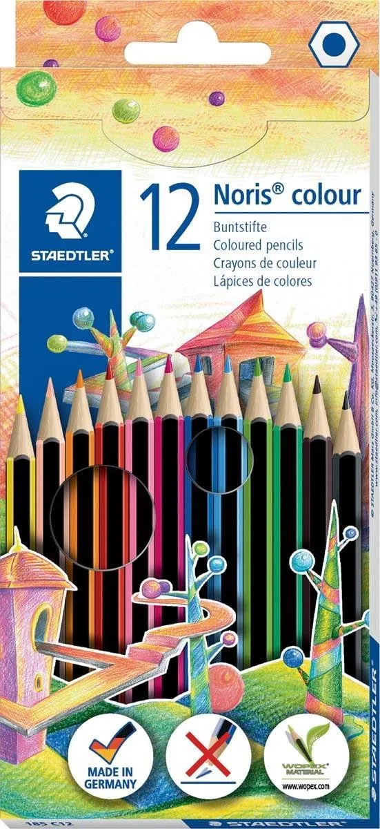 STAEDTLER Noris S Kleurpotloden 12 Stuks - Meerkleurig - afbeelding 6 van 6