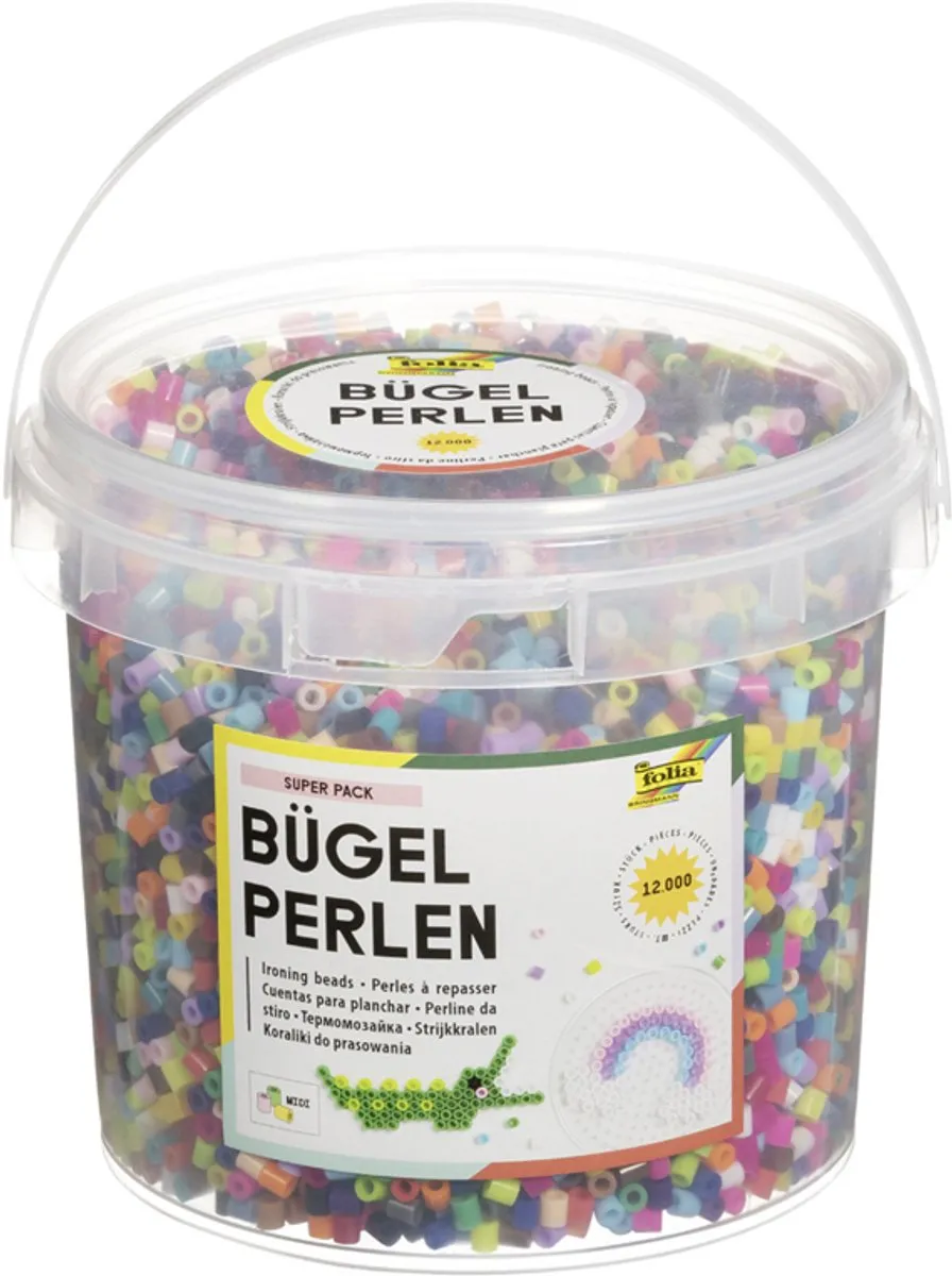 Folia Strijkkralen Assorti - 30.000 Stuks