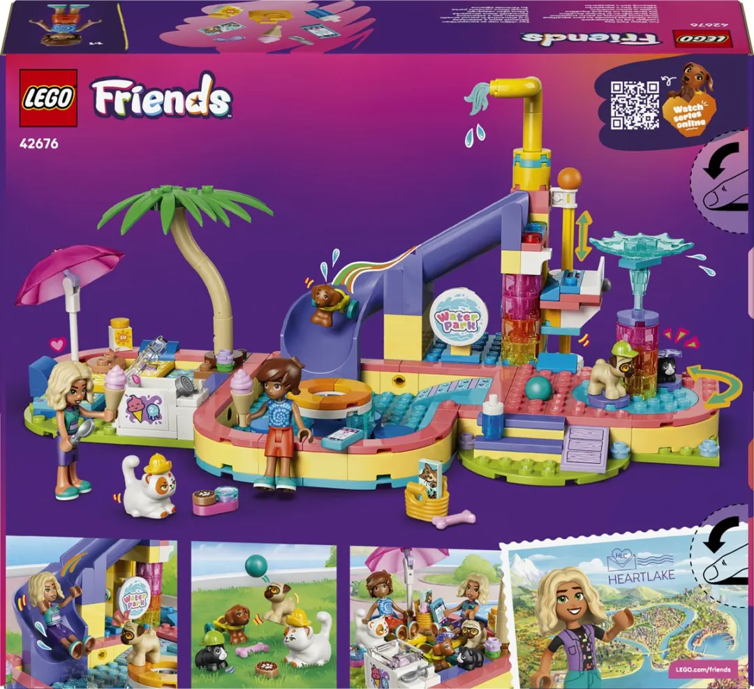 LEGO Friends Waterpark Bouwset 278 Stuks - Meerkleurig