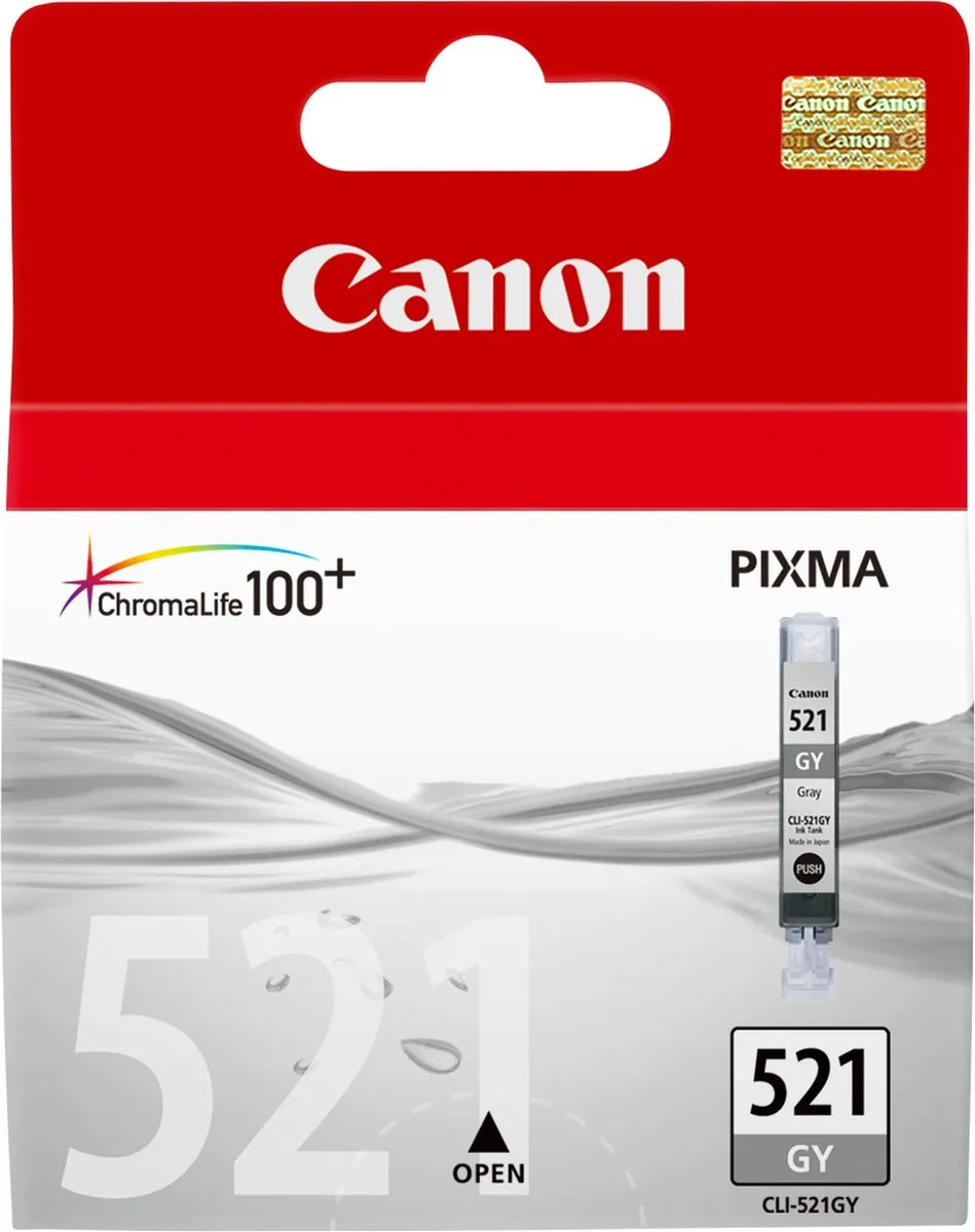 Canon CLI-521GY Inktcartridge Grijs