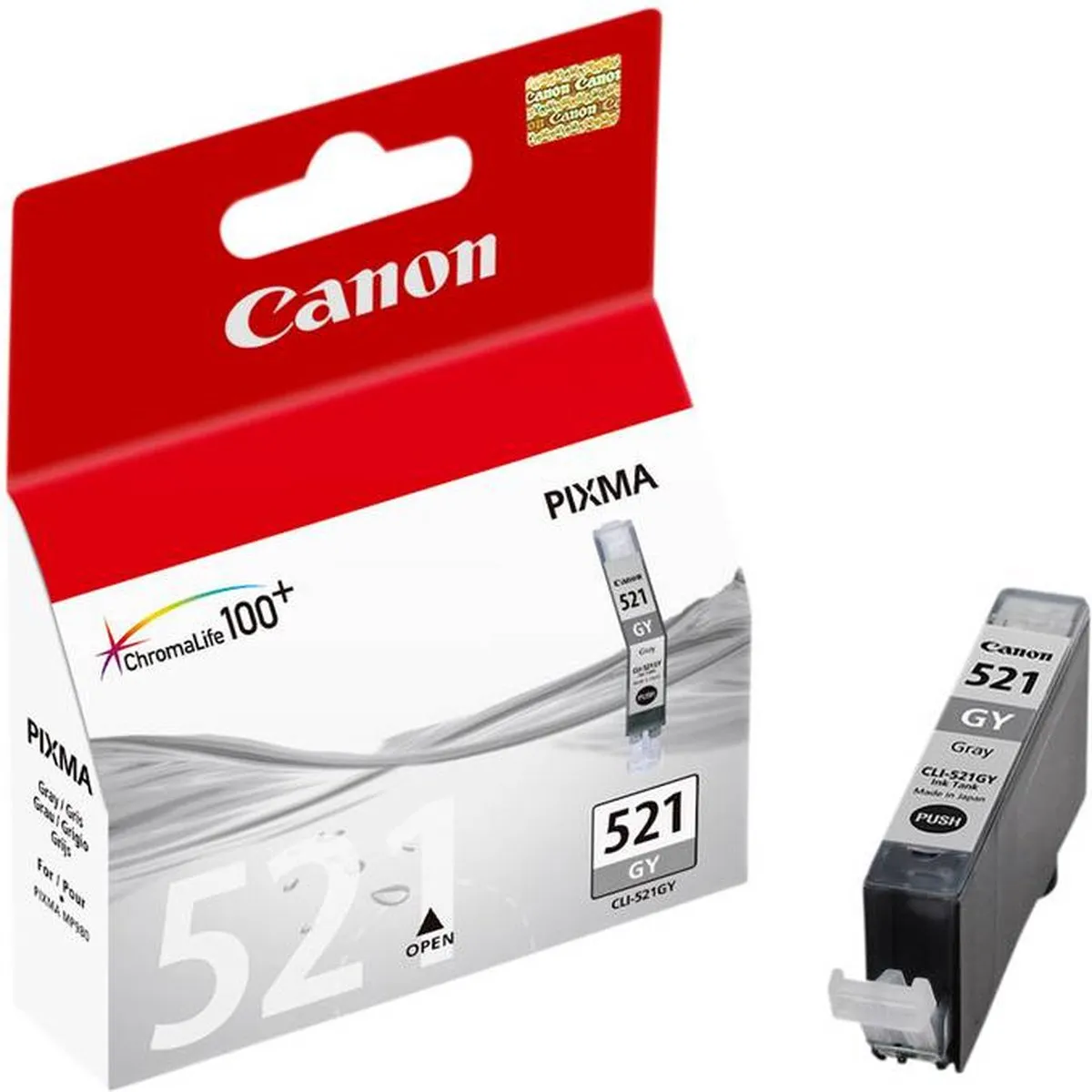 Canon CLI-521GY Inktcartridge Grijs