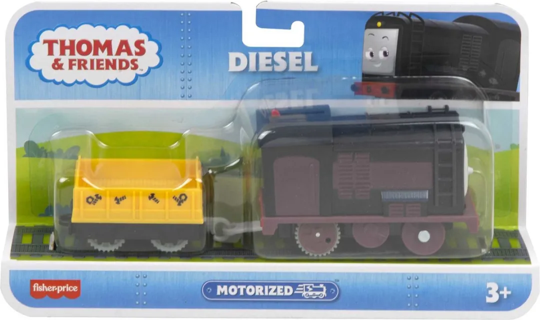 Fisher-Price Thomas & Friends Gemotoriseerde Locomotief Diesel HDY64 - Zwart
