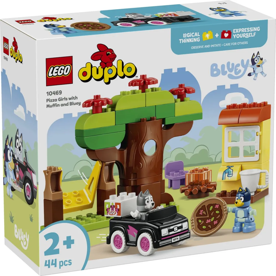 LEGO DUPLO Bluey Pizzameisjes Bouwspeelgoed 10469 - 44 Stukken - Meerkleurig