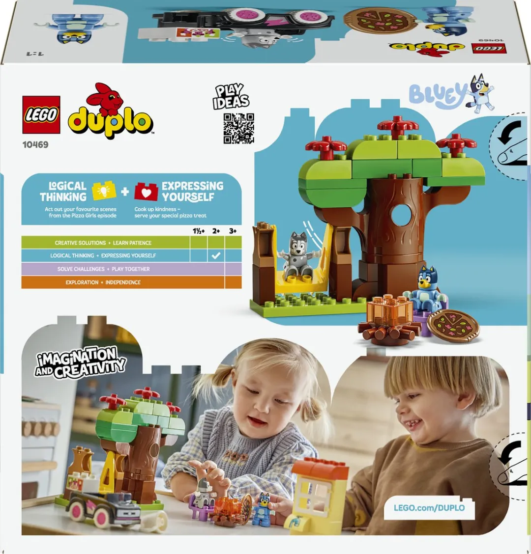 LEGO DUPLO Bluey Pizzameisjes Bouwspeelgoed 10469 - 44 Stukken - Meerkleurig