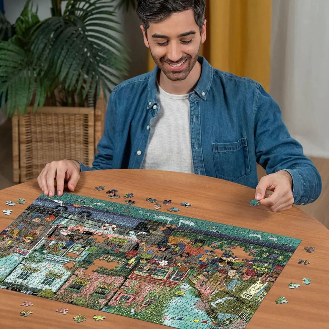 Ravensburger Entlang des Flusses Puzzel 1000 Stuks - Multicolor - afbeelding 2 van 4