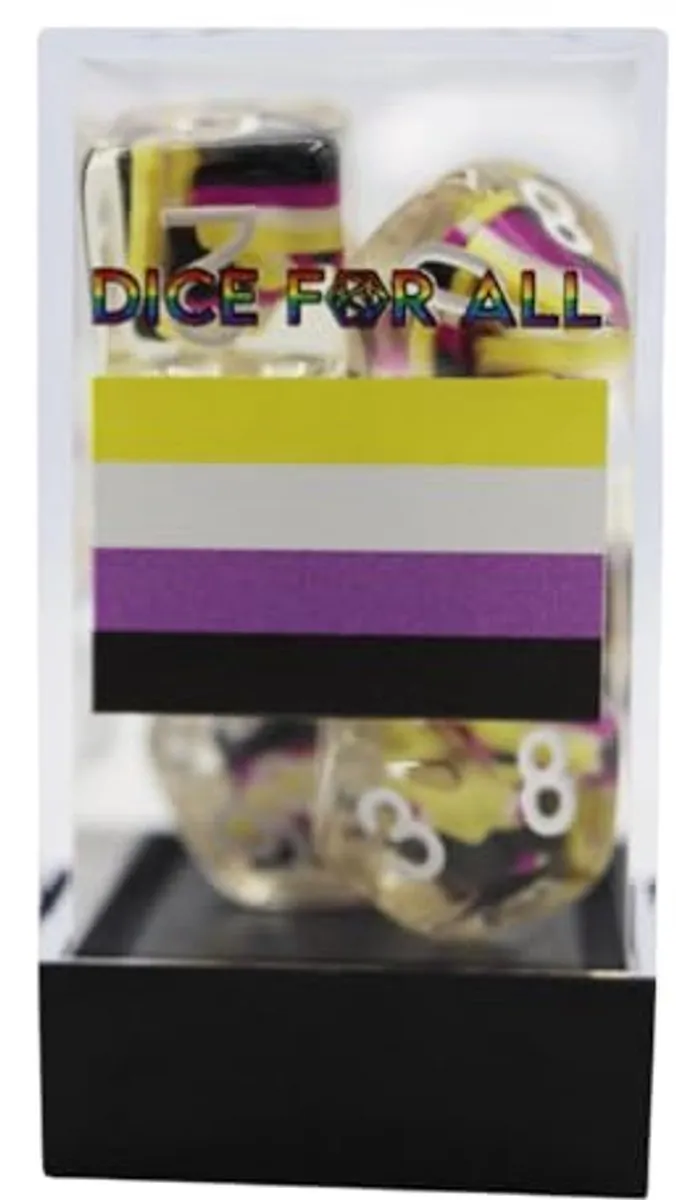 Foam Brain Games Nonbinary Flag D6