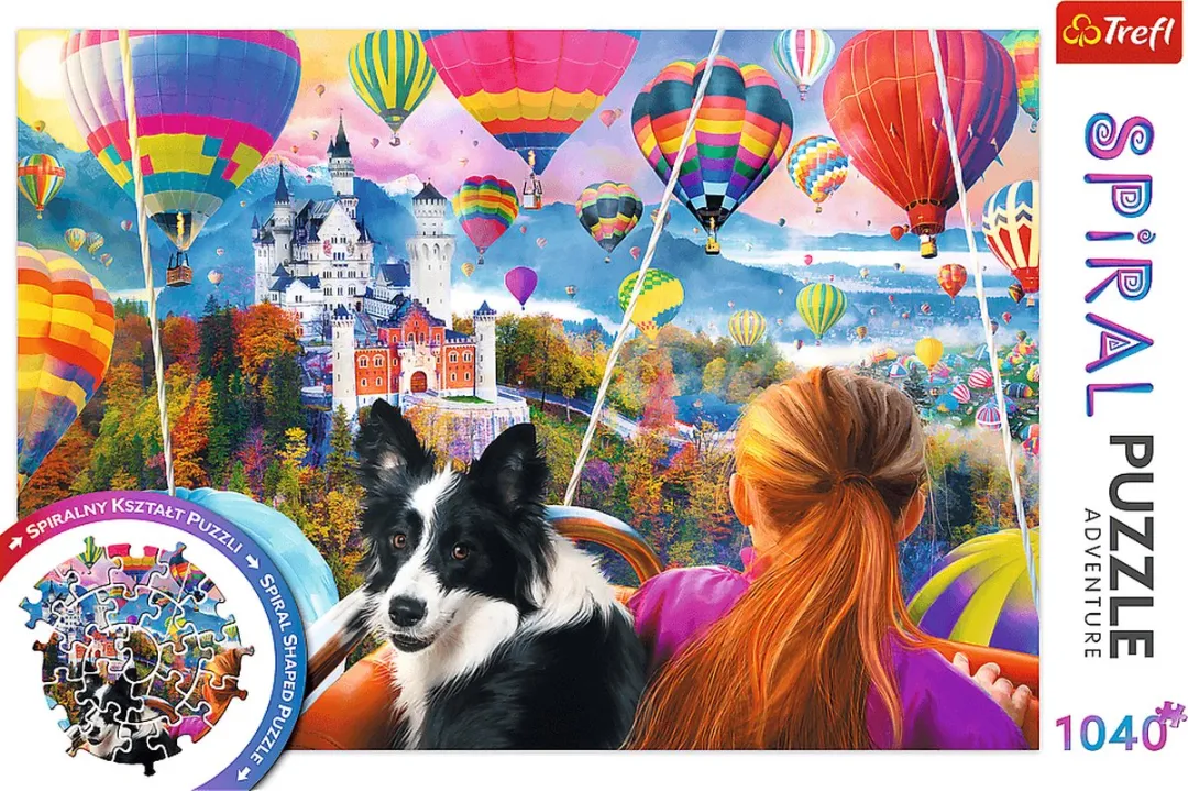 Trefl Spiraal Puzzel Ballonfestival 1000 Stuks - Meerkleurig