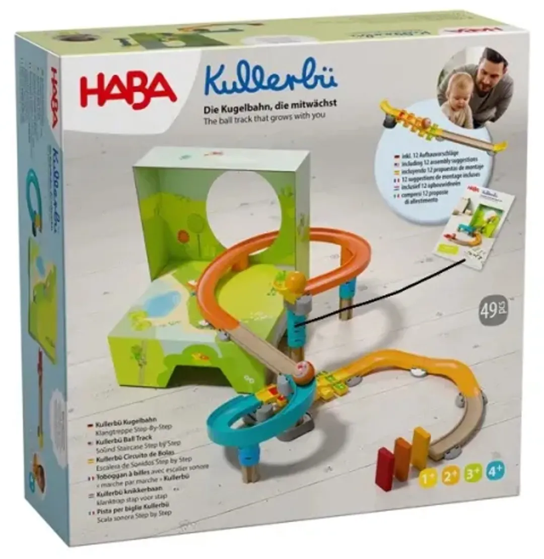Haba Kullerbu Klanktrap Knikkerbaan - 49 Stuks - Multicolor