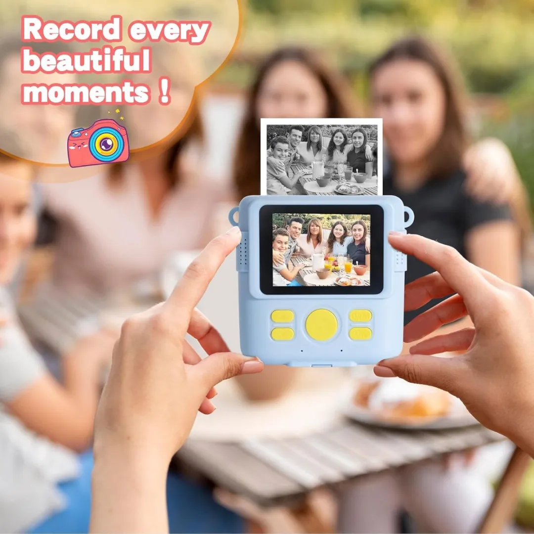 ECTEATOY Printrollen voor Kindercamera - Thermisch - 4 Stuks - 60 Foto's per Rol
