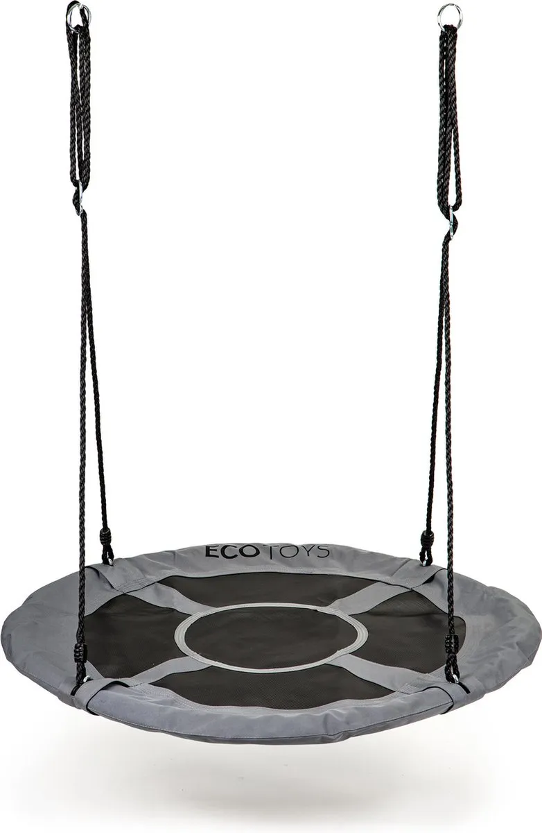 ECOTOYS Nestschommel 100cm - Grijs - 100kg