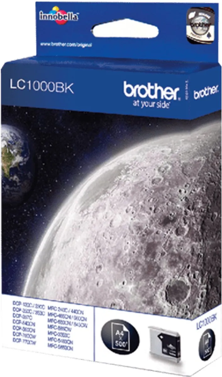 Brother LC-1000BK Inktcartridge - Zwart