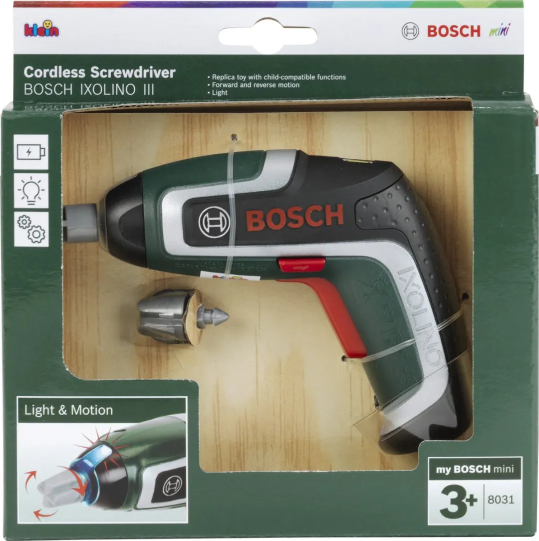 Klein Toys Bosch Ixolino Accuschroevendraaier - Groen/Rood