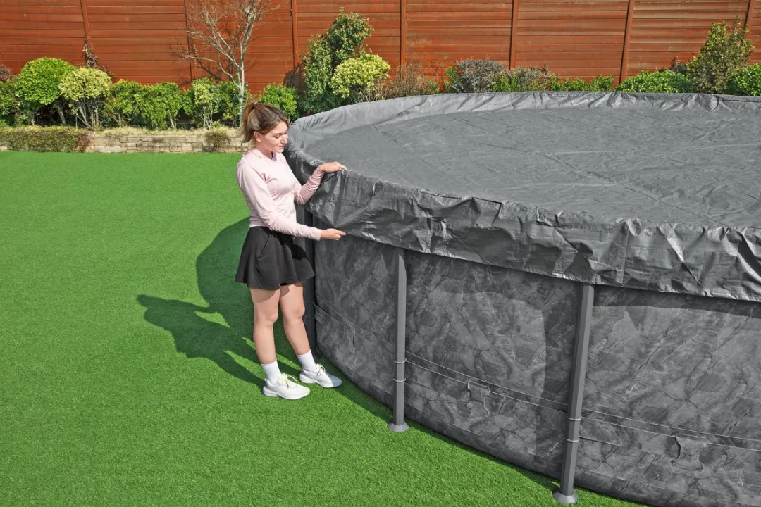 Bestway Premium Zwembadafdekking 671cm - Grijs - afbeelding 6 van 6