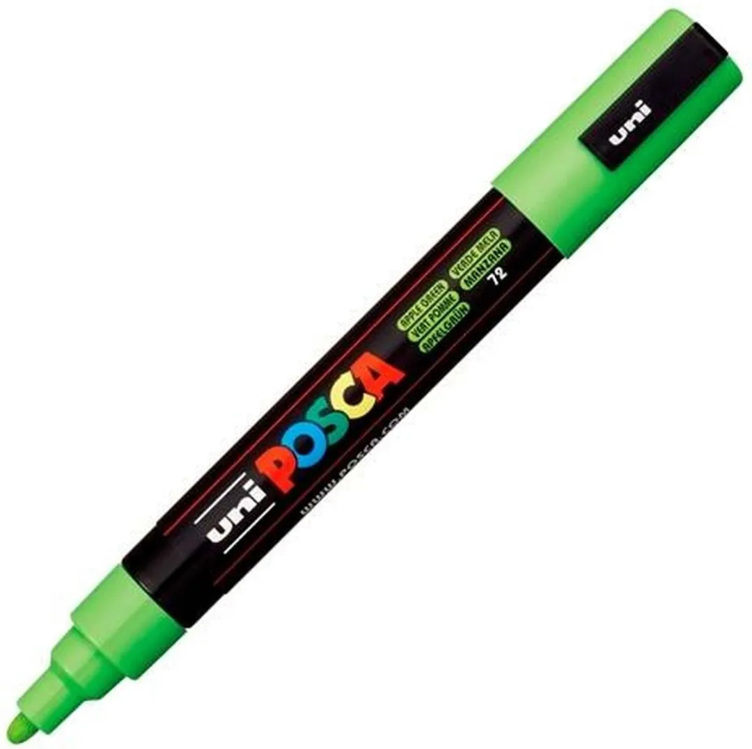 Posca PC5M Verfstift Appelgroen - 6 Stuks