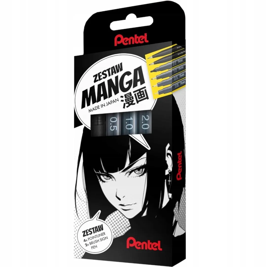 Pentel Manga Tekenset