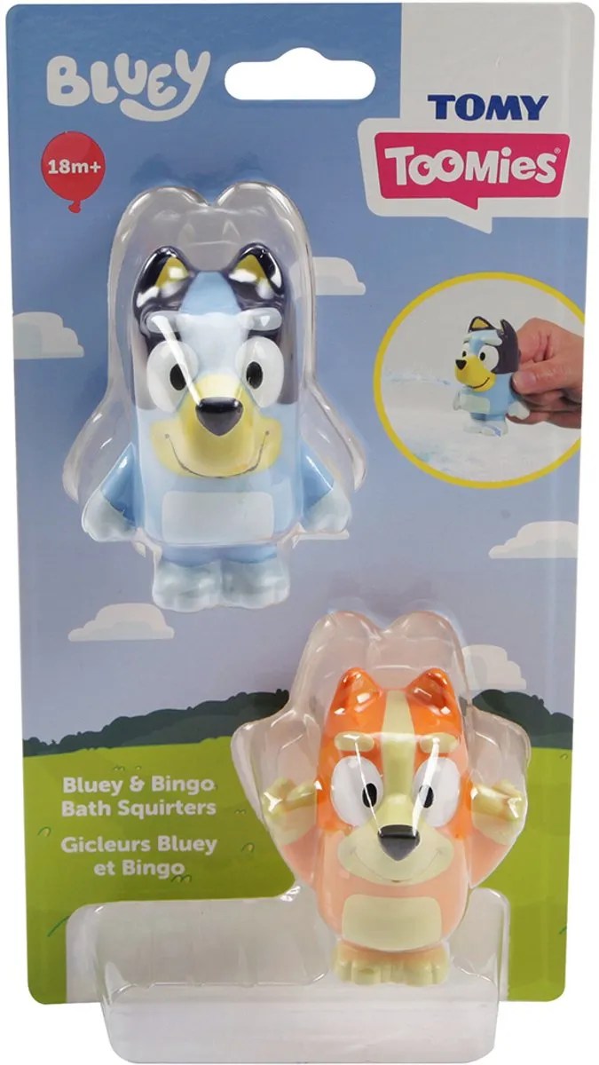 Tomy Bluey & Bingo Waterspuiters - Blauw/Oranje E73867