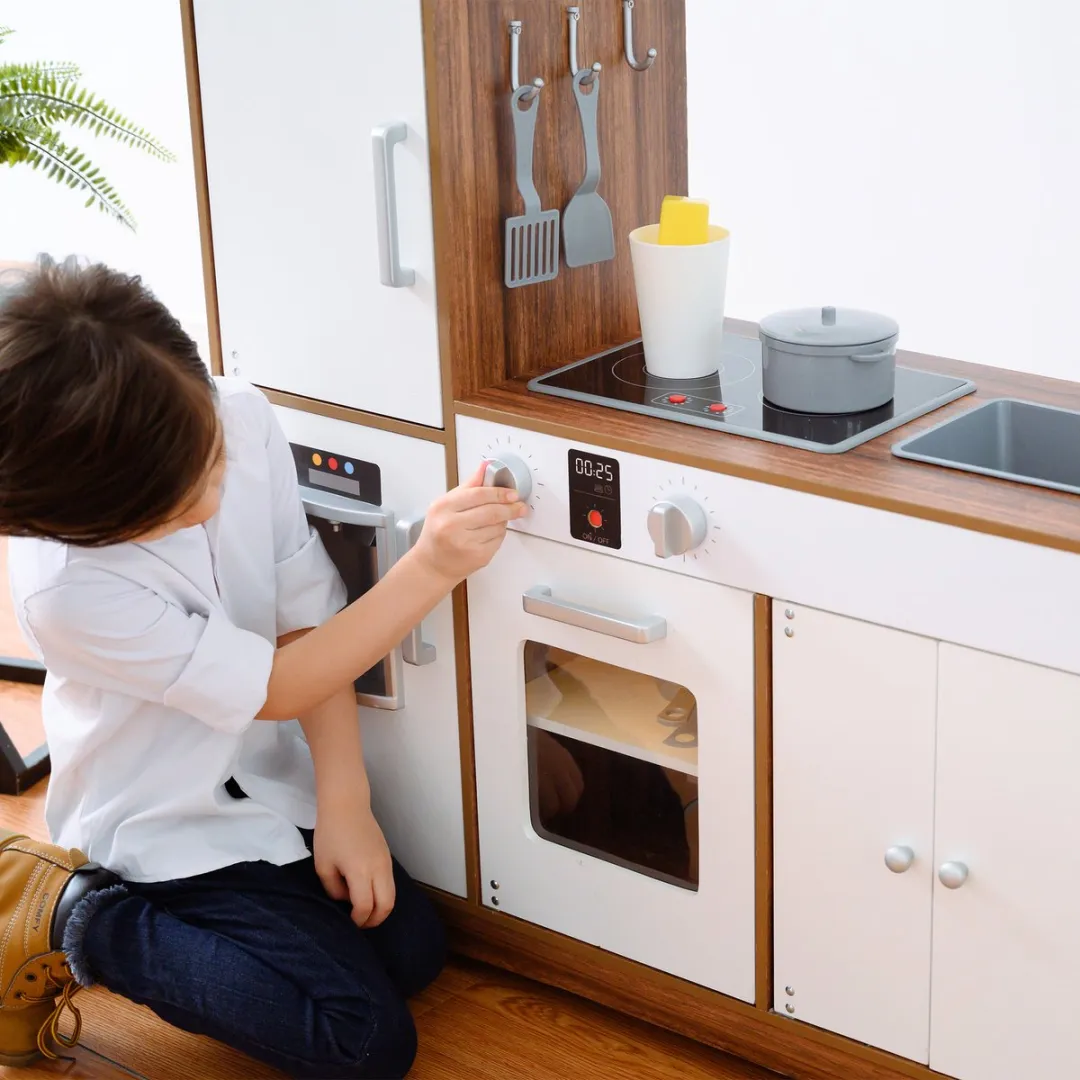 Teamson Kids Houten Speelkeuken - Wit/Hout