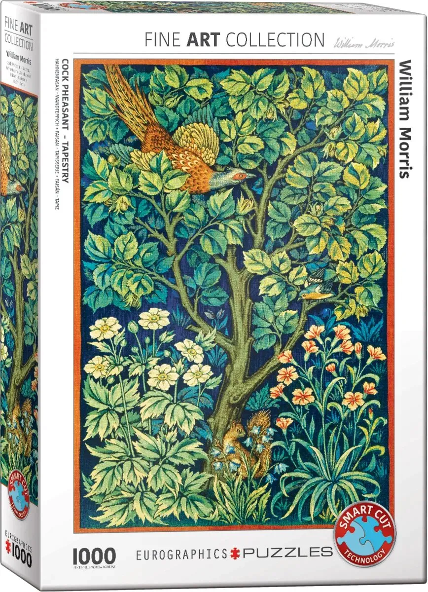 Eurographics Fazant Haan William Morris Legpuzzel 1000 Stuks