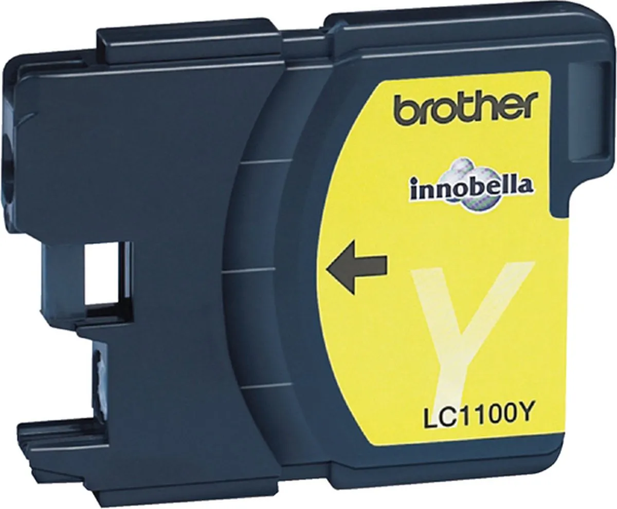 Brother LC-1100YBP Inktcartridge - Geel