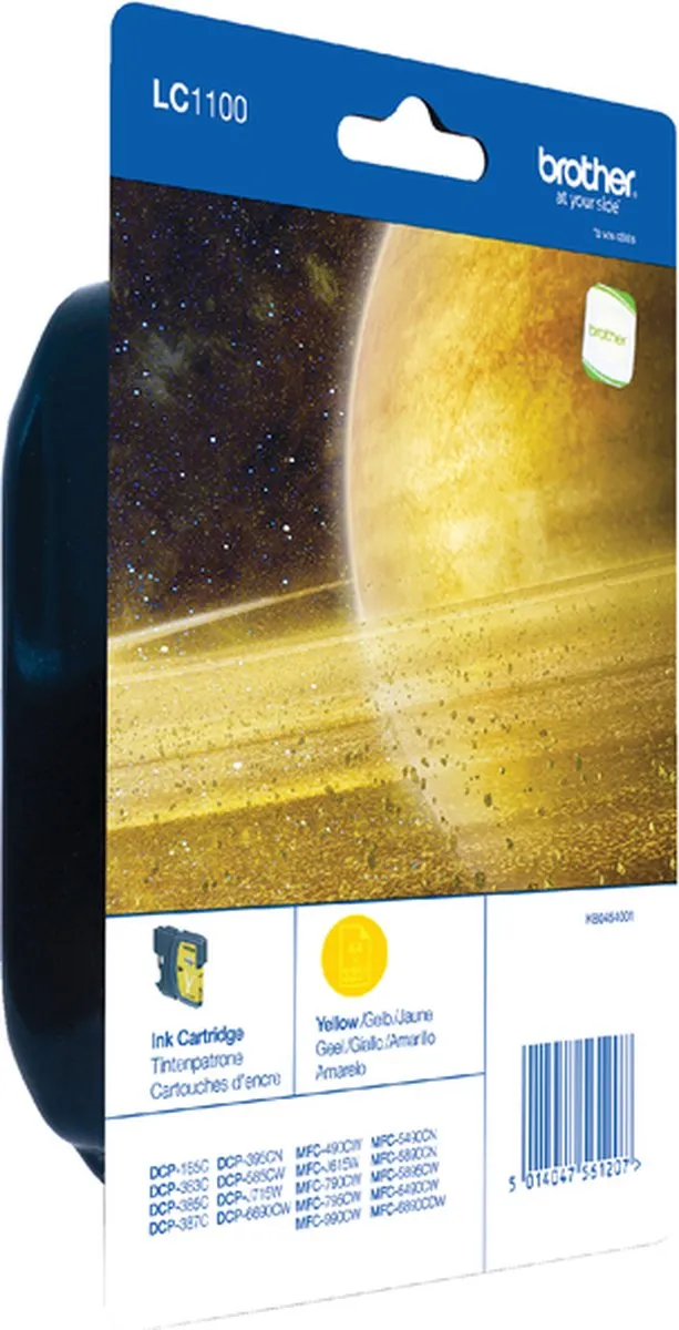 Brother LC-1100YBP Inktcartridge - Geel