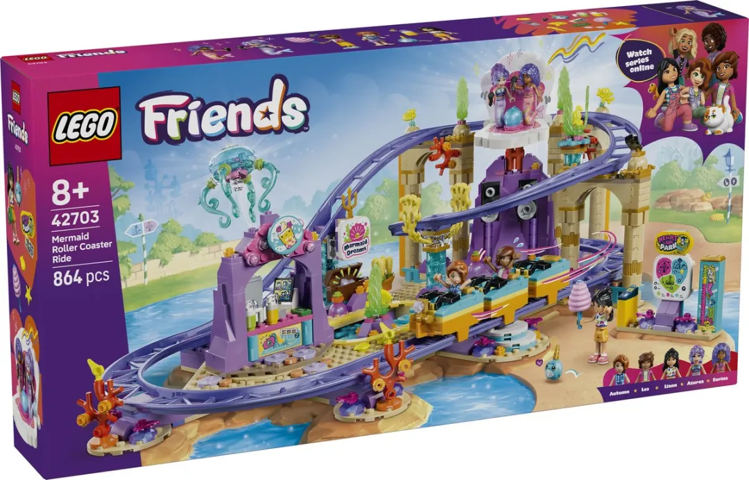 LEGO Friends Zeemeerminnenachtbaan 42703 - 864 Stukken - afbeelding 6 van 6