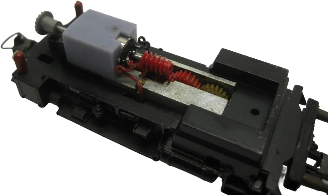 Roco HR007 HO Micromotor Ombouwset - Rood/Zilver/Grijs