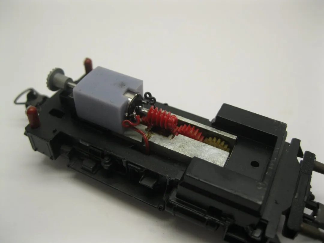 Roco HR007 HO Micromotor Ombouwset - Rood/Zilver/Grijs