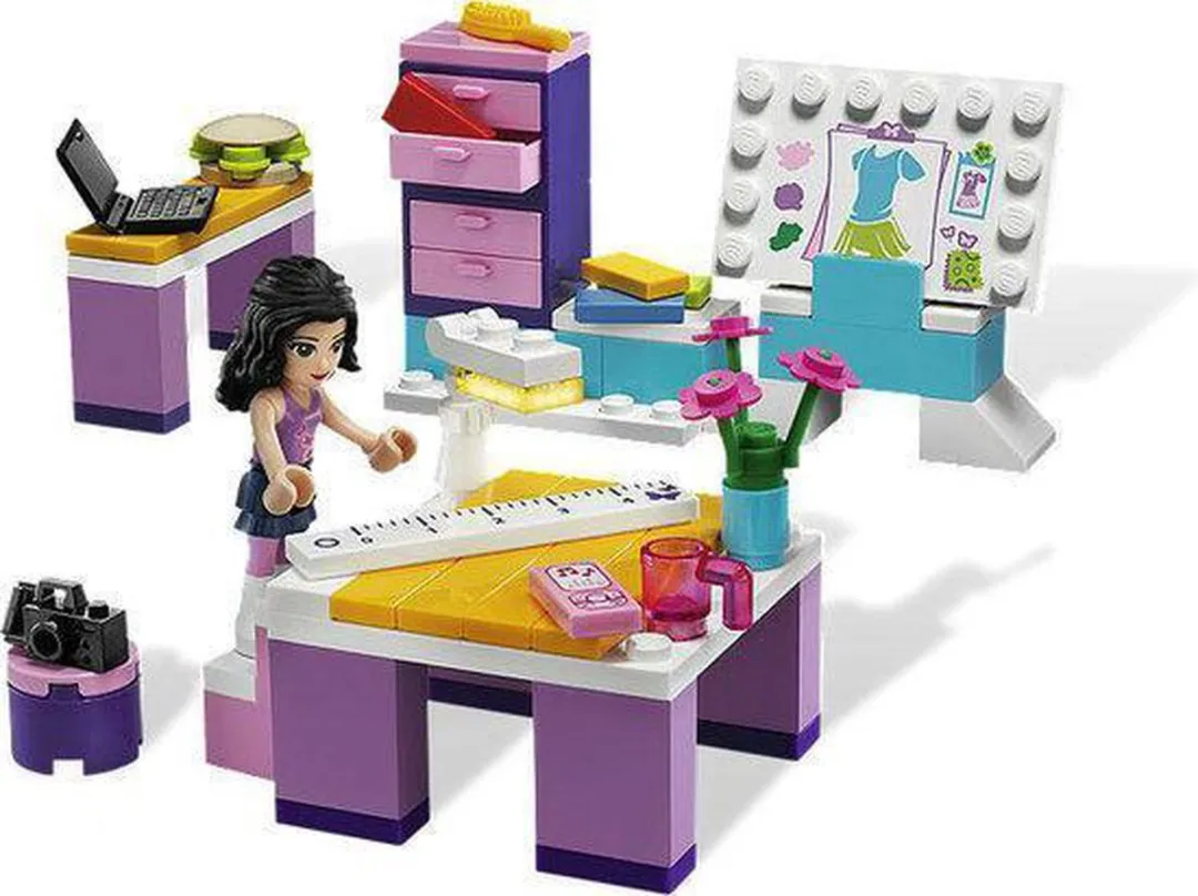 LEGO Friends Emma's Ontwerpstudio 3936 - 79 Stukken - Paars