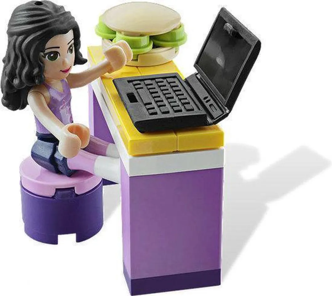 LEGO Friends Emma's Ontwerpstudio 3936 - 79 Stukken - Paars