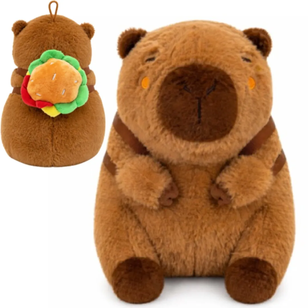 Topknuffels Capibara Pluche Rugzakknuffel 23cm