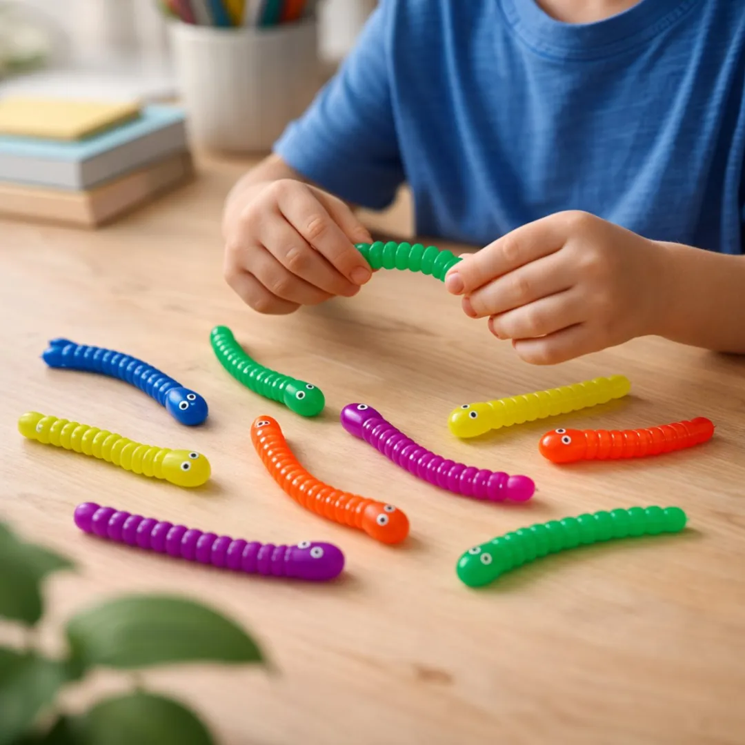 Eddy Toys Friemelwormen Wiggle Worms - Meerkleurig