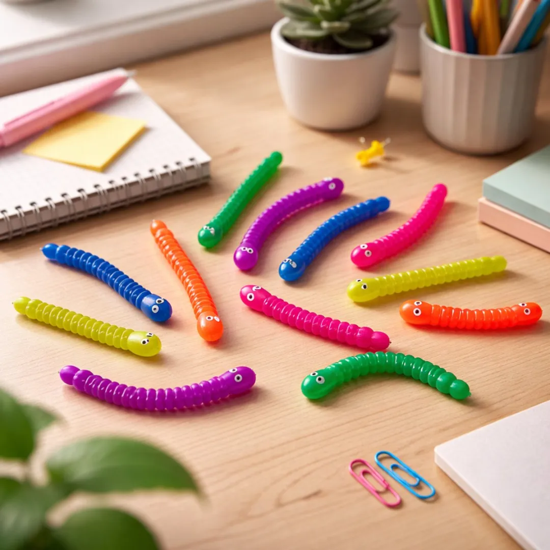 Eddy Toys Friemelwormen Wiggle Worms - Meerkleurig