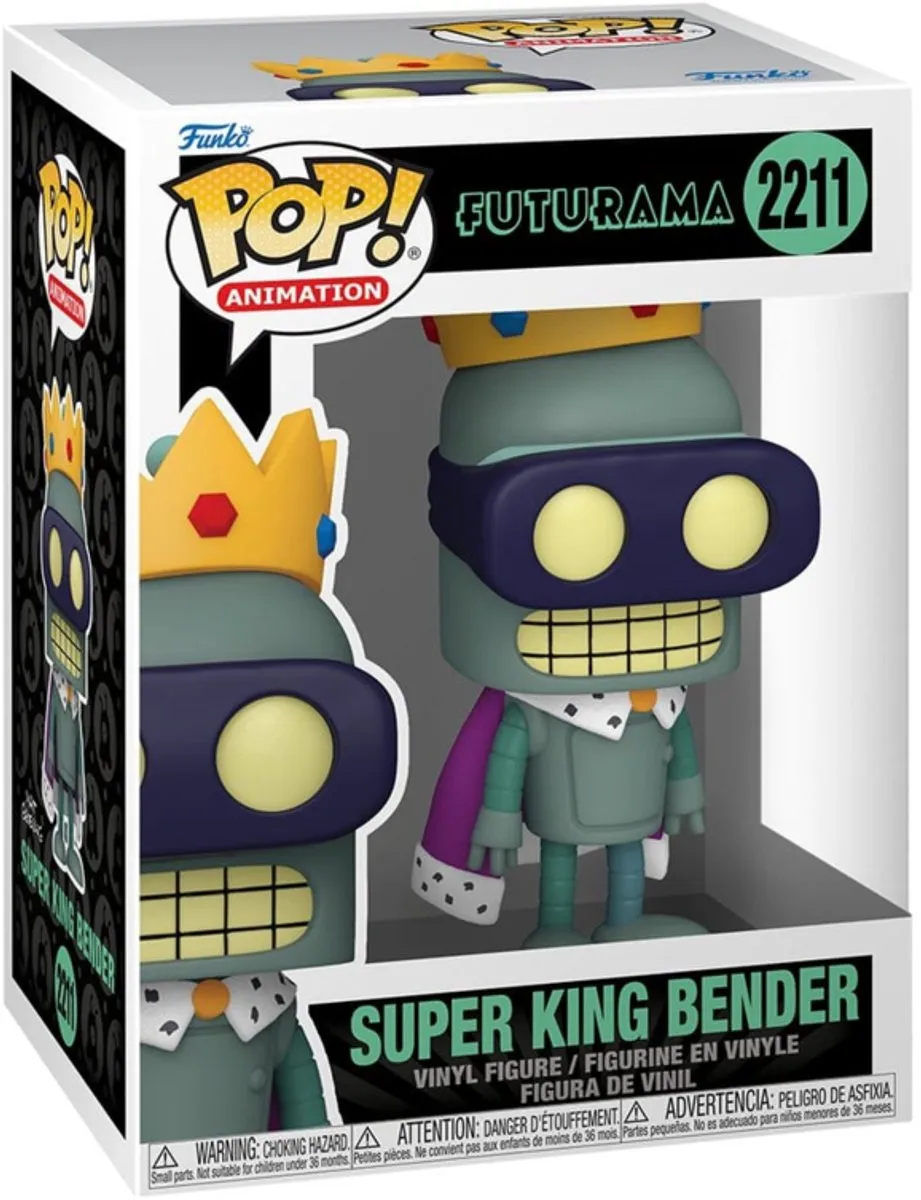 Funko Pop! Futurama Super King Bender Vinylfiguur 2211