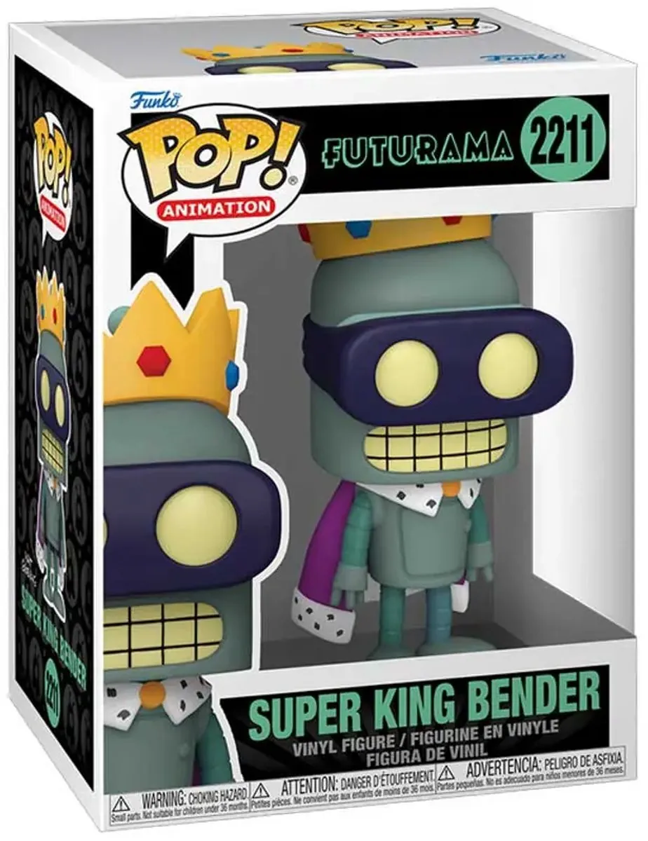 Funko Pop! Futurama Super King Bender Vinylfiguur 2211