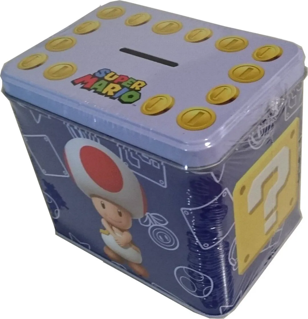 Nintendo Super Mario Bros Toad Mok en Spaarpotset - Meerkleurig