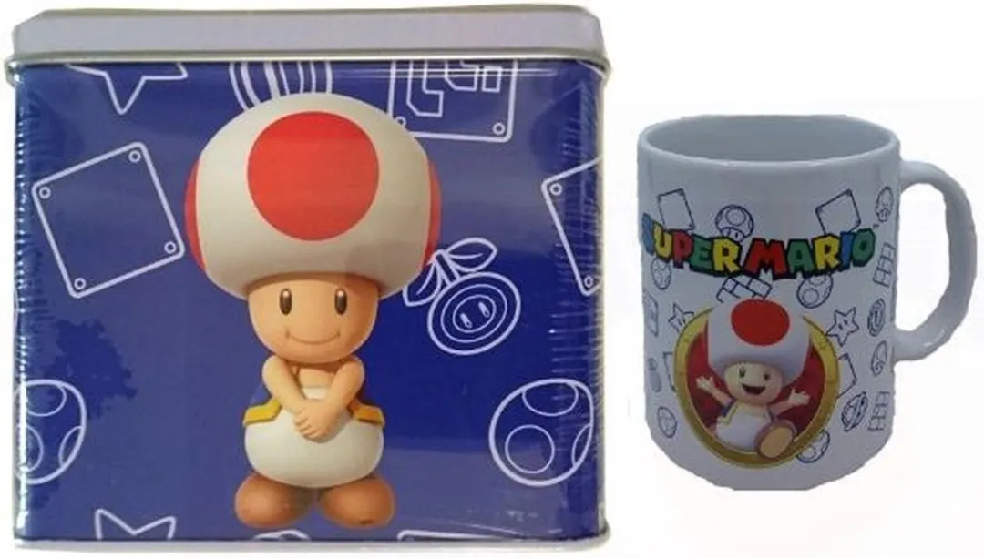 Nintendo Super Mario Bros Toad Mok en Spaarpotset