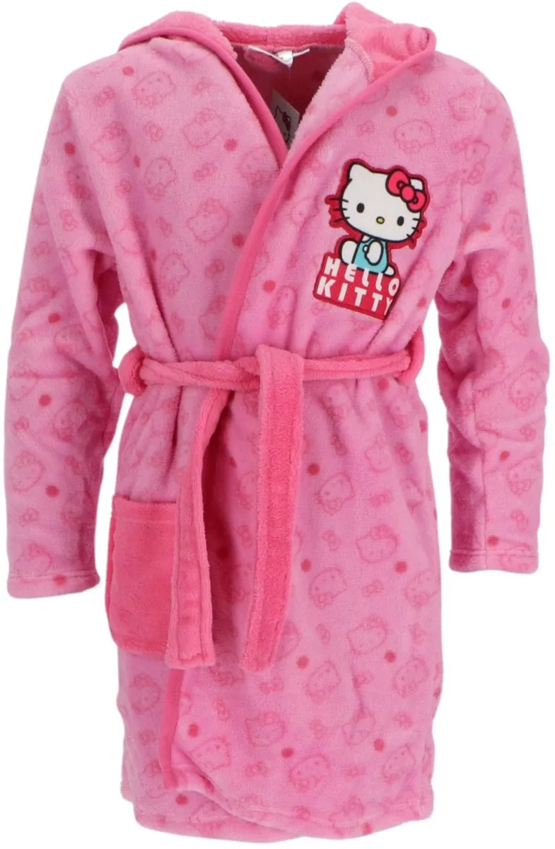 Hello Kitty Badjas 98/104 - Roze