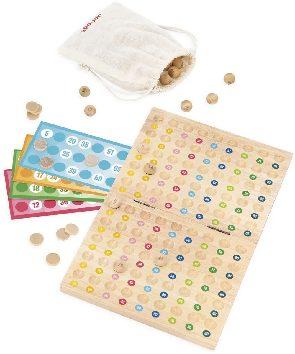 Janod Bingo J03028 - 90 Ballen & Fiches