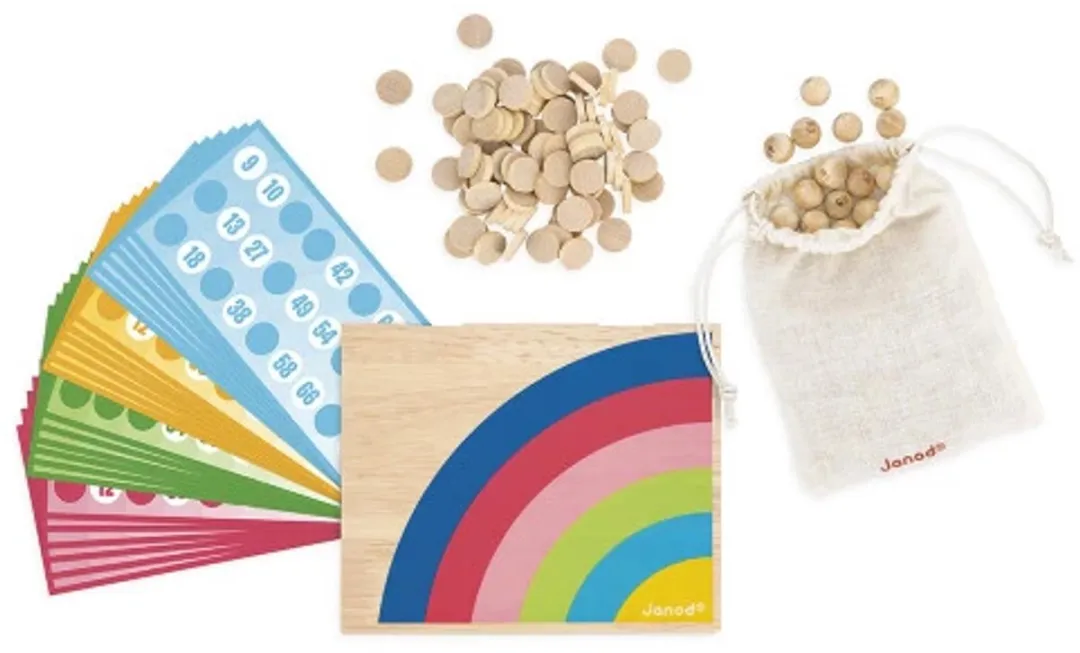 Janod Bingo J03028 - 90 Ballen & Fiches