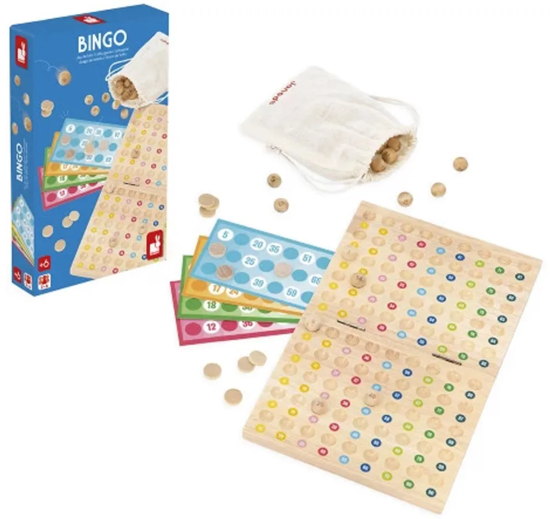 Janod Bingo J03028 - 90 Ballen & Fiches