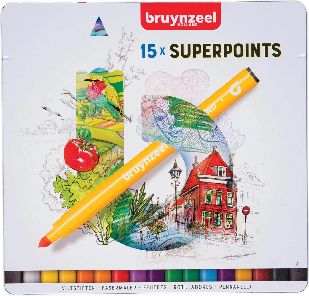 Bruynzeel Expression Super Points Viltstift