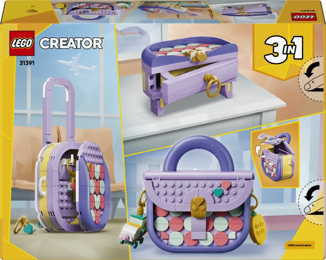 LEGO Creator 3in1 Stijlvolle Tas 31391 - 272 Stukken - Meerkleurig
