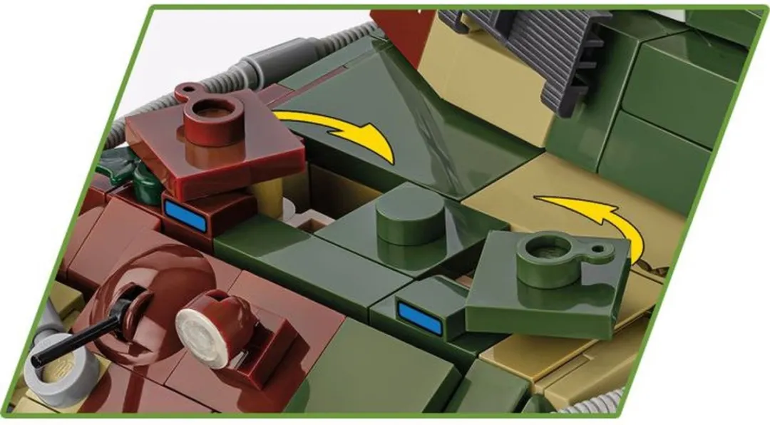 Cobi Panzer VI Königstiger 802 Stenen - Meerkleurig