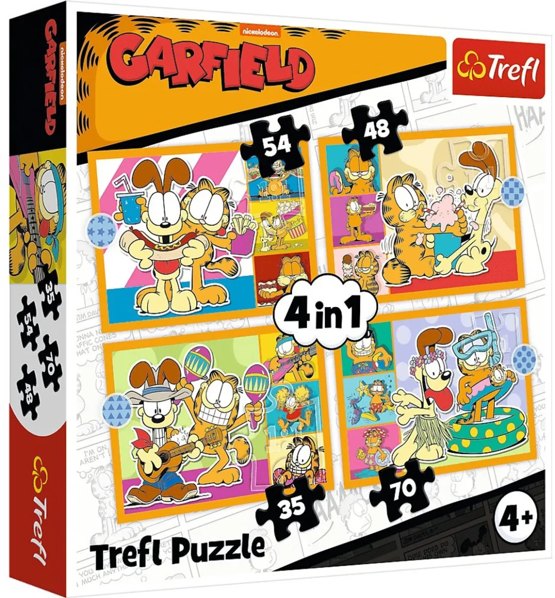 Trefl Garfield Loves Lasagna Puzzelset 4170 Stuks