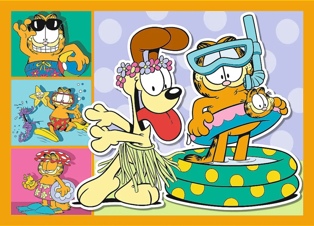 Trefl Garfield Loves Lasagna Puzzelset 4170 Stuks - Meerkleurig